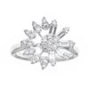 Image 1 : 0.8 ctw Diamond Ring - 18KT White Gold