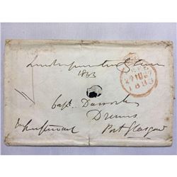 1833 Port Glasgow Handwritten Iron Gall Ink Letter