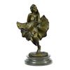 Image 8 : Fashion Model Skirt Blowing in Wind Marilyn Monroe Bronze Sculpture 13" x 7.5"