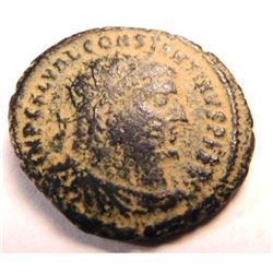 Bronze coin of Constantine I (307-337 A.D.)