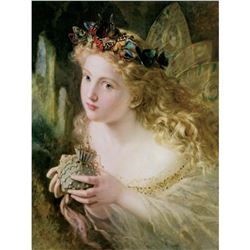 Butterfly Fairy Ceramic Art Tile