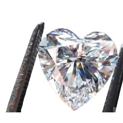 3ct Heart Facet BIANCO Diamond