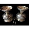 Image 7 : 19thc Sterling Embossed Roses Double Salt Cellar