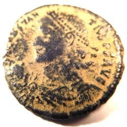 Bronze Coin of Constantius II (337-361 A.D.)