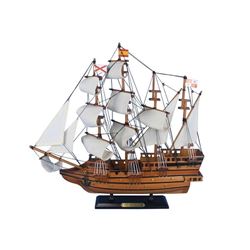 Wooden Spanish Galleon Tall Model Ship 20"