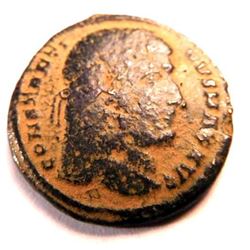 Bronze coin of Constantine I (307-337 A.D.)