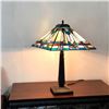 Image 3 : RWIN Tiffany-style 2 Light Mission Table Lamp 16" Shade