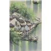 Image 3 : MEI SHENG Chinese Watercolor Landscape Scroll