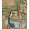 Image 4 : Pair Framed Chinese Watercolor on Paper