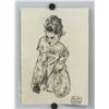 Image 2 : Attr. EGON SCHIELE Austrian 1890-1918 Charcoal