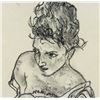 Image 3 : Attr. EGON SCHIELE Austrian 1890-1918 Charcoal