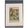 Image 2 : Framed Persian Hand Painted Manuscript Leaf