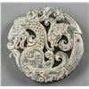 Image 1 : Chinese Spinach Green Hardstone Beast Pendant