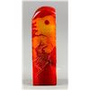 Image 1 : Chinese Red Skin Shoushan Stone Carved Seal