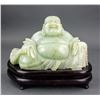Image 1 : Chinese Green Jadeite Laughing Buddha