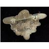Image 2 : Signed JB Platero Sterling Silver Turquoise Brooch