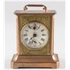 Image 1 : Vintage Key Winding Carriage Alarm Clock Working