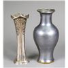 Image 2 : Set Two Chinese Silver and Zinc Vase