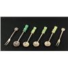 Image 1 : 6 Pc Silver Spoons & Forks Silver Mark 925