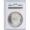 Image 1 : 1879-S $1 Morgan Silver Dollar Coin ANACS MS65