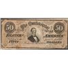 Image 1 : 1864 $50 Confederate States of America Note