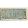 Image 2 : 1864 $50 Confederate States of America Note