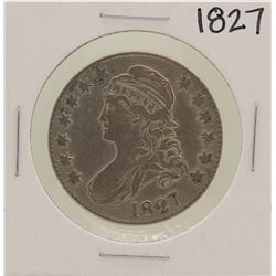 1827 Square Base 2 Capped Bust Half Dollar Coin