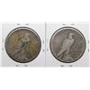 Image 2 : Lot of (2) 1923-S $1 Peace Silver Dollar Coins