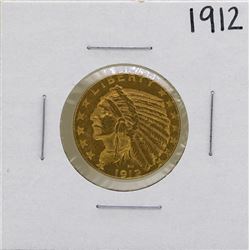1912 $5 Indian Head Half Eagle Gold Coin