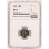 Image 1 : 1953 Roosevelt Dime Proof Coin NGC PF67