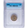 Image 1 : 1897 Indian Head Cent Coin ICG MS63RB