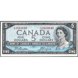 1954 $5 Bank of Canada Note