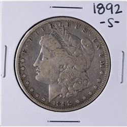 1892-S $1 Morgan Silver Dollar Coin