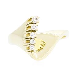 14KT Yellow Gold Lady's 0.10 ctw Diamond Ring