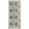 Image 1 : Uncut Sheet of (4) State of Louisiana Baby Bond Obsolete Notes