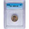 Image 1 : 1918 Lincoln Wheat Cent Coin ICG MS64RD