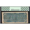 Image 2 : 1864 $50 Confederate States of America Note T-66 PCGS Extremely Fine 40PPQ