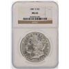 Image 1 : 1881-S $1 Morgan Silver Dollar Coin NGC MS65 Amazing Toning