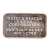 Image 2 : 1973 Israel 1 oz .999 Fine Silver Art Bar