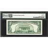 Image 2 : 1963 $5 Legal Tender STAR Note Fr.1536* PMG Gem Uncirculated 65EPQ