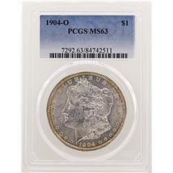 1904-O $1 Morgan Silver Dollar Coin PCGS MS63