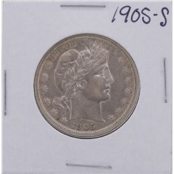 1905-S Barber Half Dollar Coin