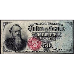 March 3, 1863 Fourth Issue Fifty Cent Fractional Currency Note