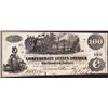 Image 1 : 1862 $100 Confederate States of America Note T-41