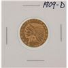 Image 1 : 1909-D $5 Indian Head Half Eagle Gold Coin