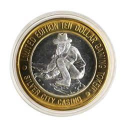 .999 Silver City Las Vegas, Nevada $10 Limited Edition Gaming Token