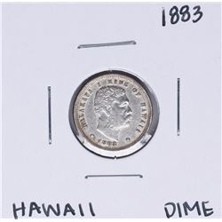 1883 Kingdom of Hawaii Dime Coin