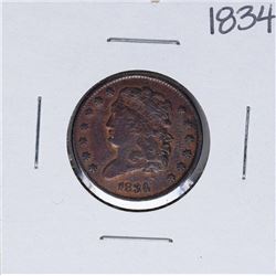 1834 Capped Bust Half Cent Coin