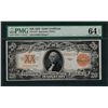Image 1 : 1922 $20 Gold Certificate Note Fr.1187 PMG Choice Uncirculated 64EPQ Great Embos
