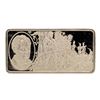 Image 1 : 500 Grain Sterling Silver Franklin Mint 100 Greatest Americans Ingot